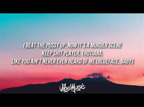 bust down thotiana lyrics